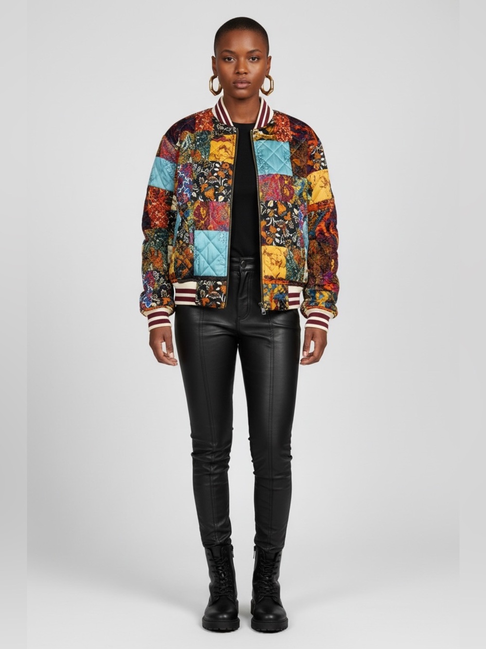 Free People Reversible Quilted Jacket – Size Medium
